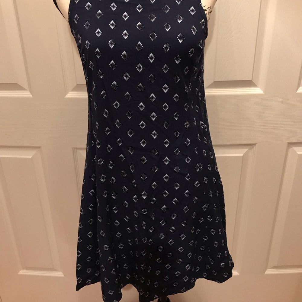 Navy blue swing dress - Picture 2 of 4